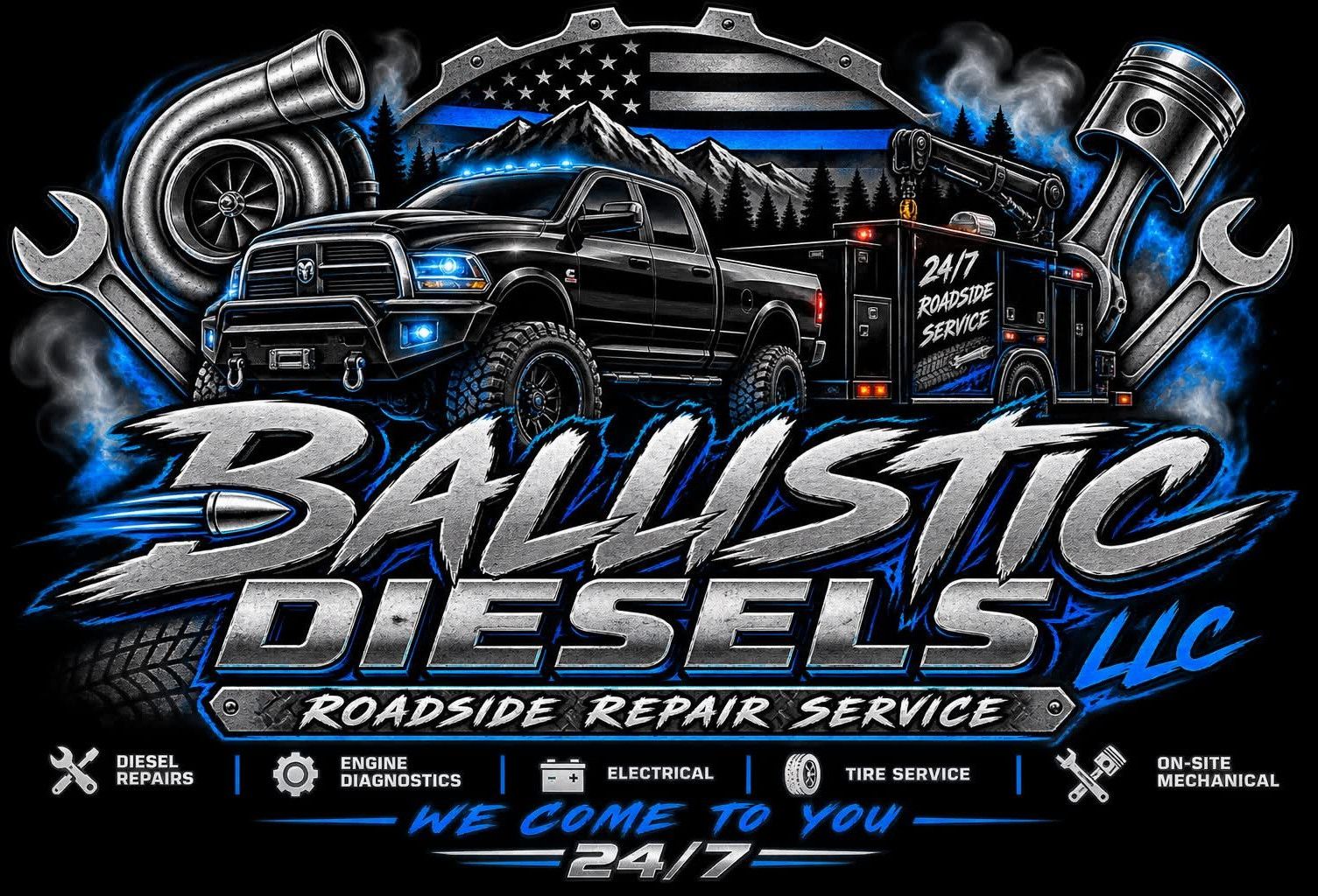 BALLISTIC DIESELS logo